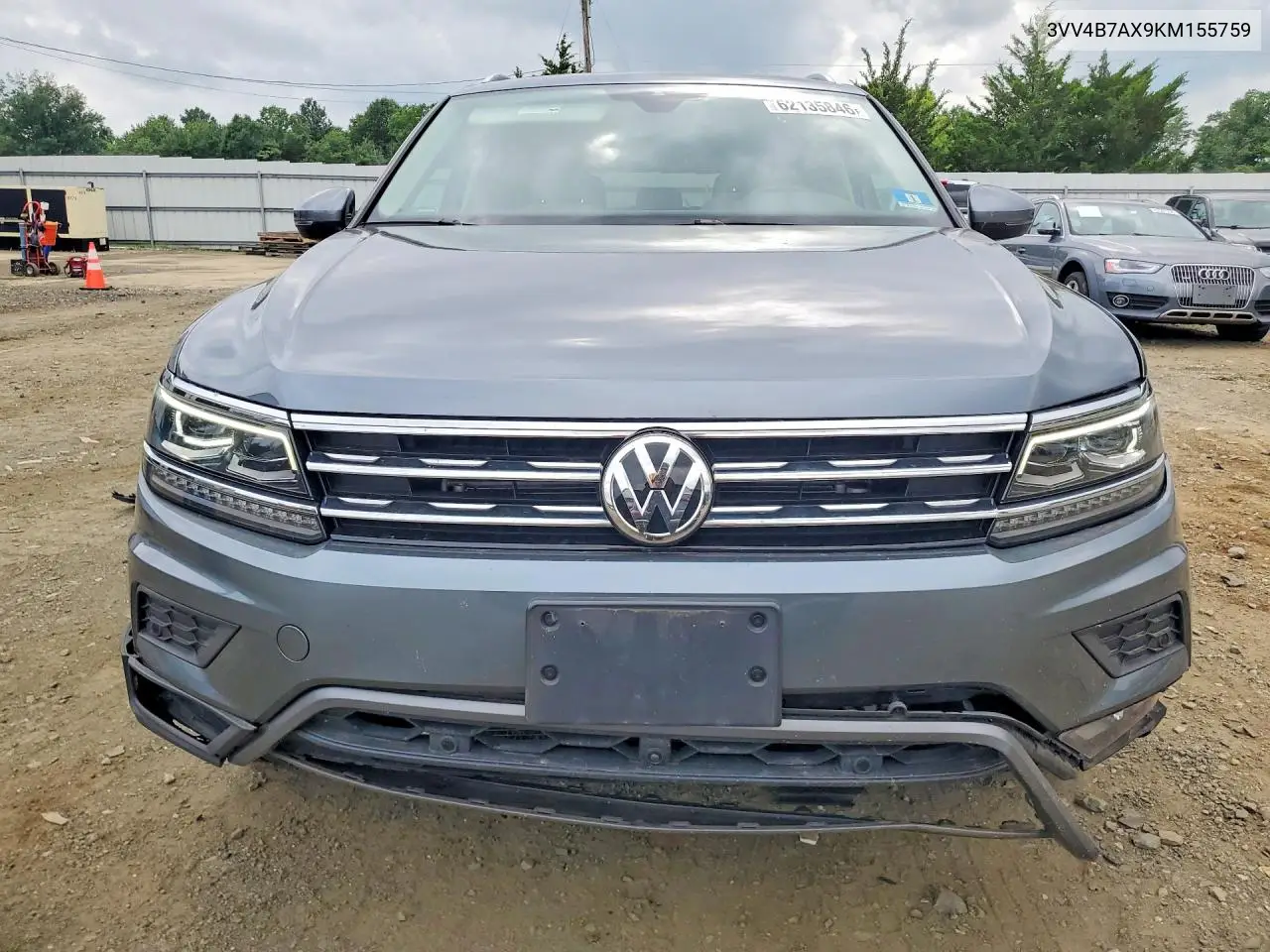 2019 Volkswagen Tiguan Sel Premium VIN: 3VV4B7AX9KM155759 Lot: 62135846