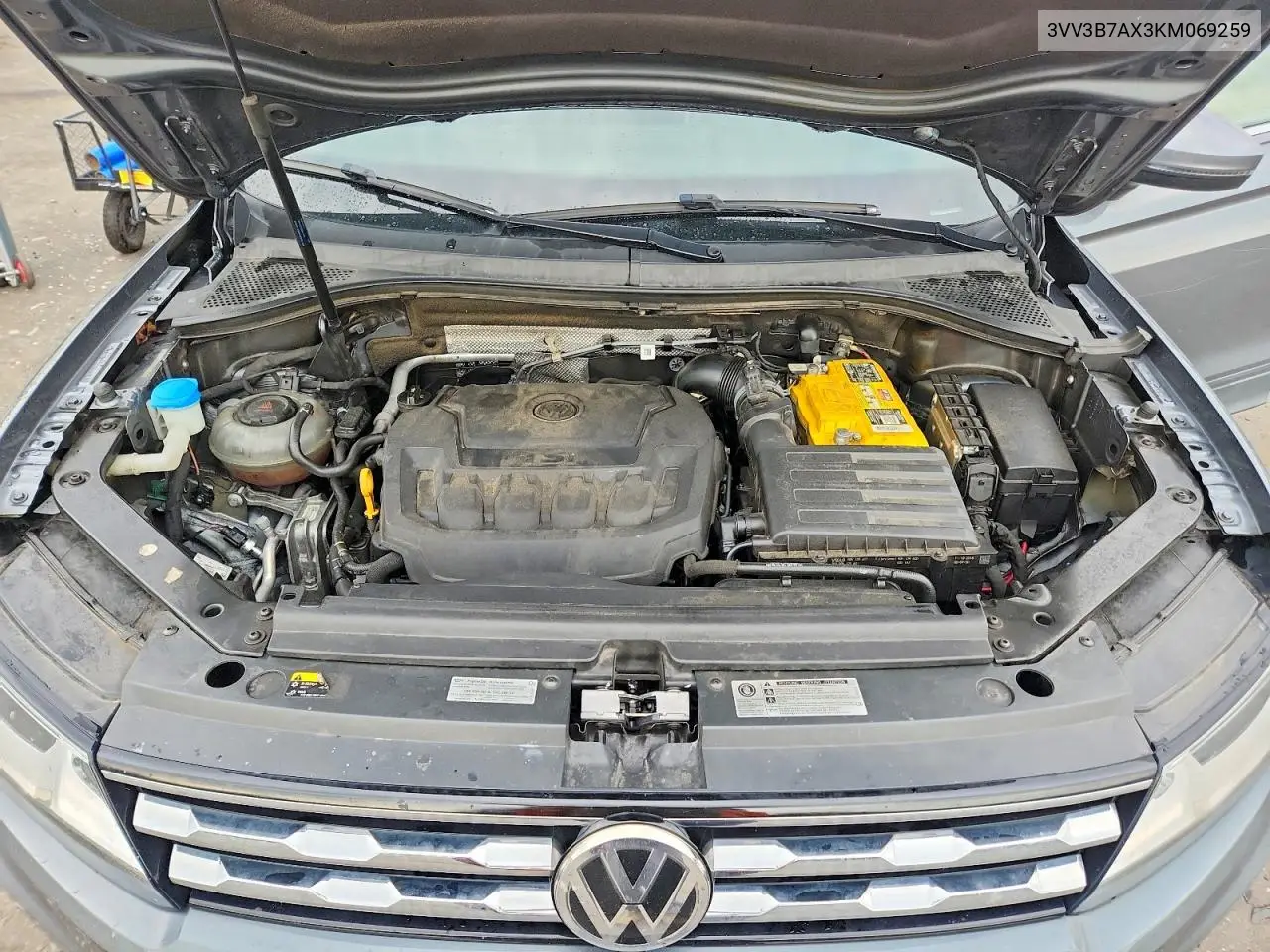 2019 Volkswagen Tiguan Se VIN: 3VV3B7AX3KM069259 Lot: 62195206