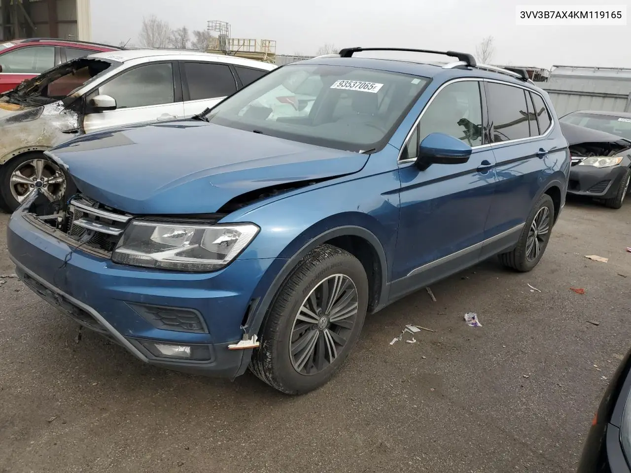 3VV3B7AX4KM119165 2019 Volkswagen Tiguan Se