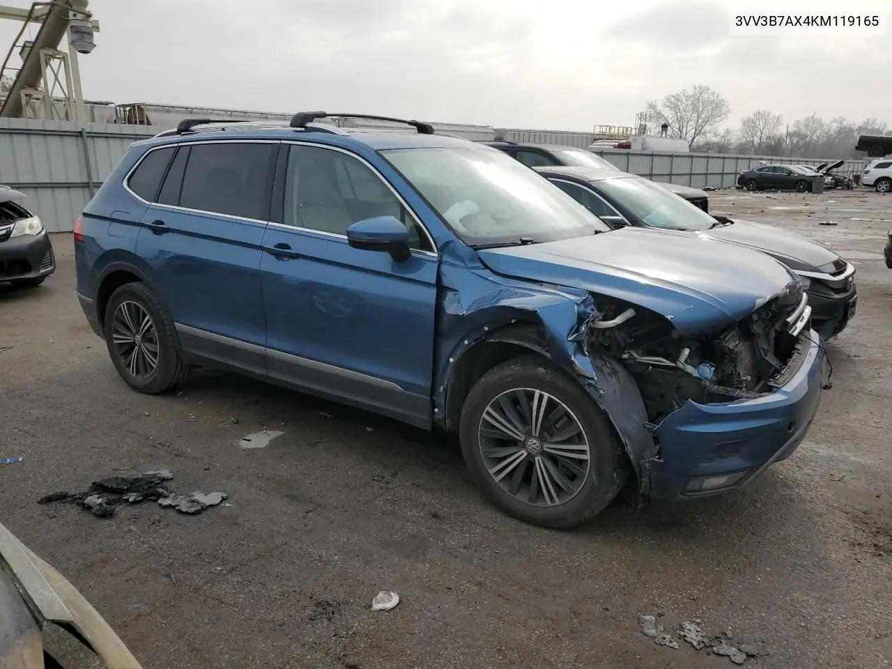 3VV3B7AX4KM119165 2019 Volkswagen Tiguan Se