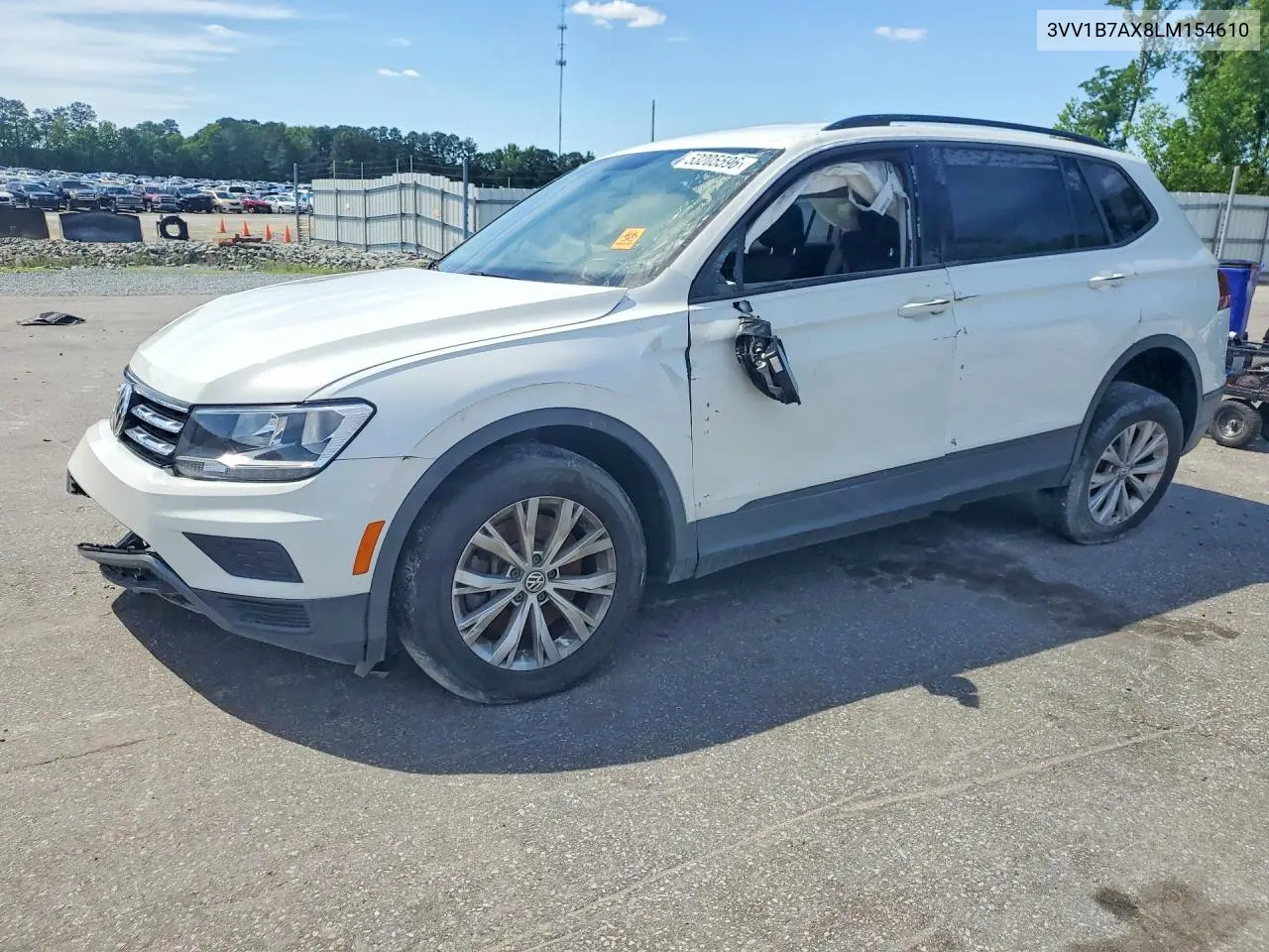 3VV1B7AX8LM154610 2020 Volkswagen Tiguan S