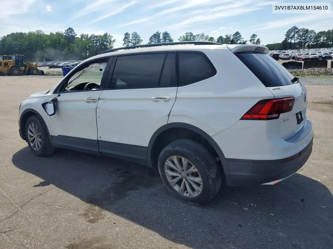 3VV1B7AX8LM154610 2020 Volkswagen Tiguan S