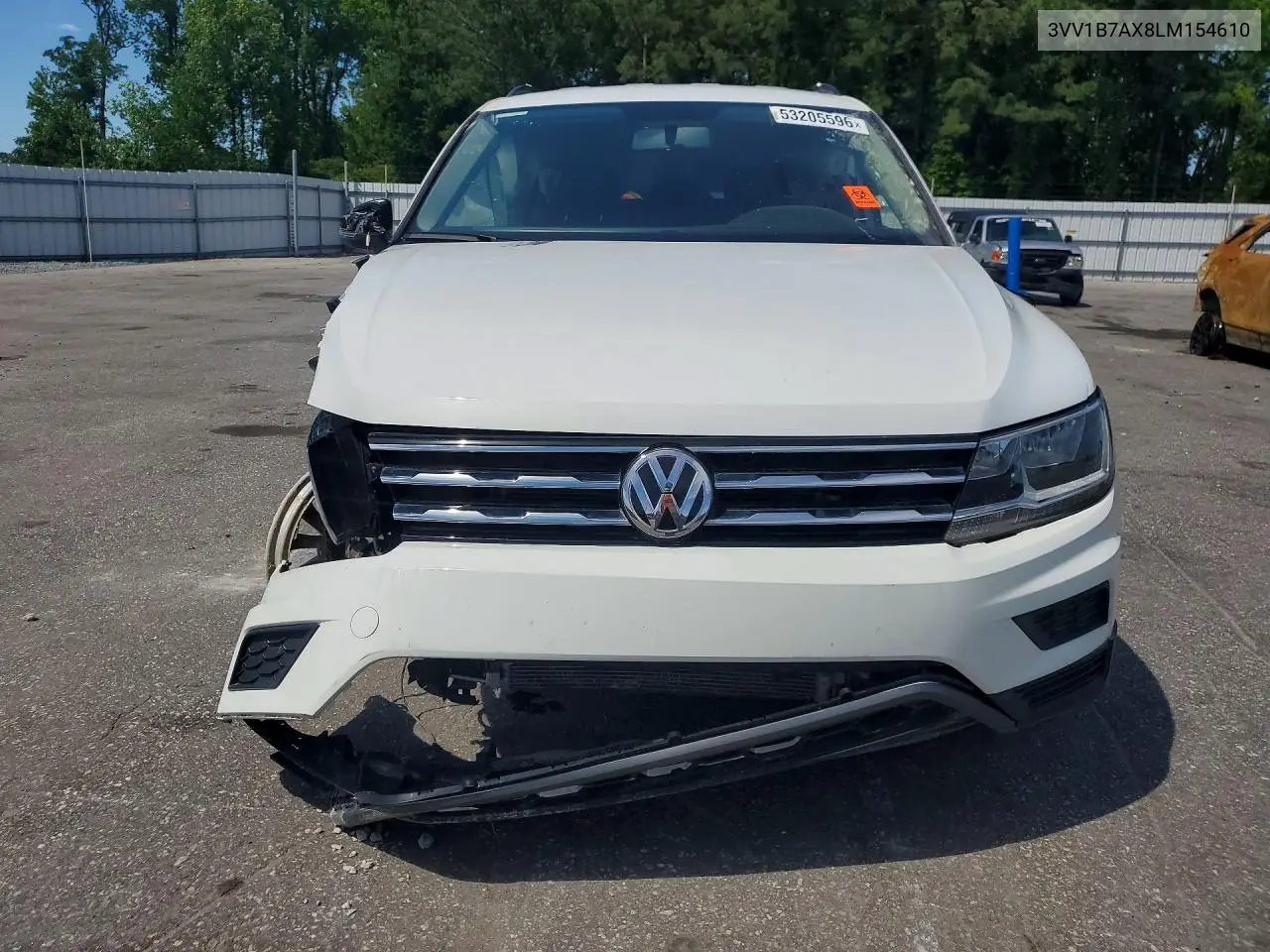 3VV1B7AX8LM154610 2020 Volkswagen Tiguan S