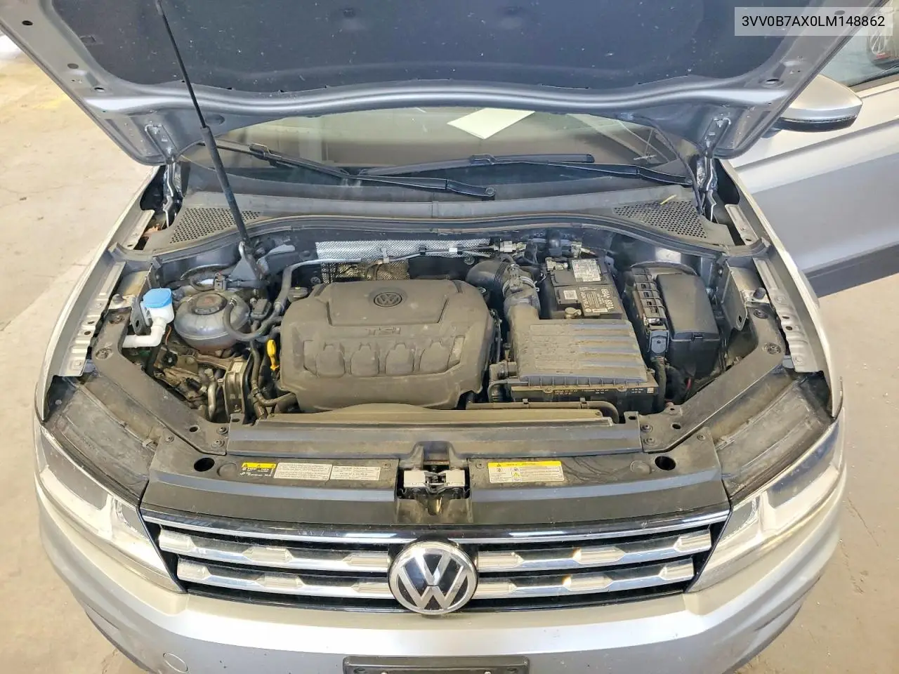 2020 Volkswagen Tiguan S VIN: 3VV0B7AX0LM148862 Lot: 56621286