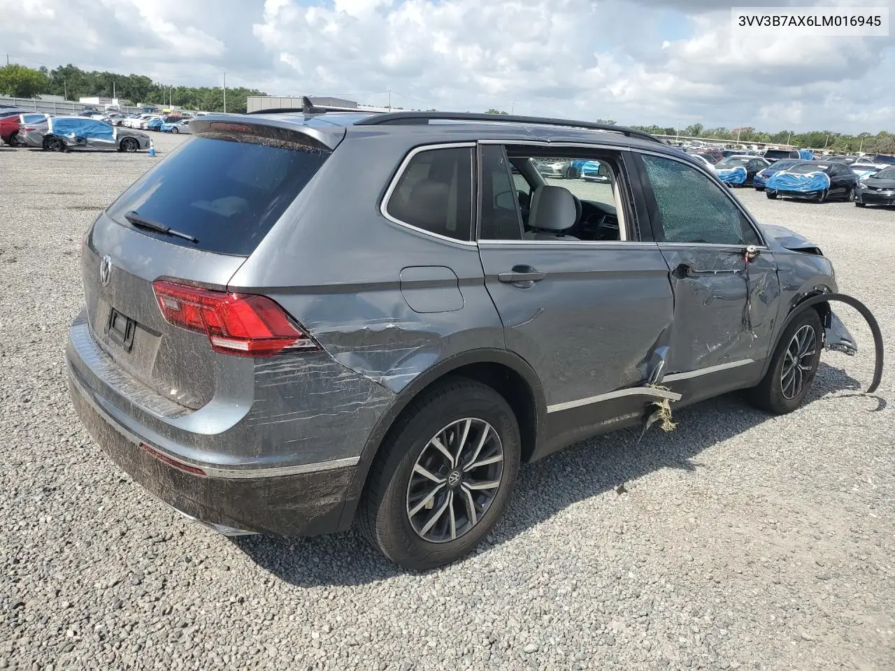 2020 Volkswagen Tiguan Se VIN: 3VV3B7AX6LM016945 Lot: 58128496