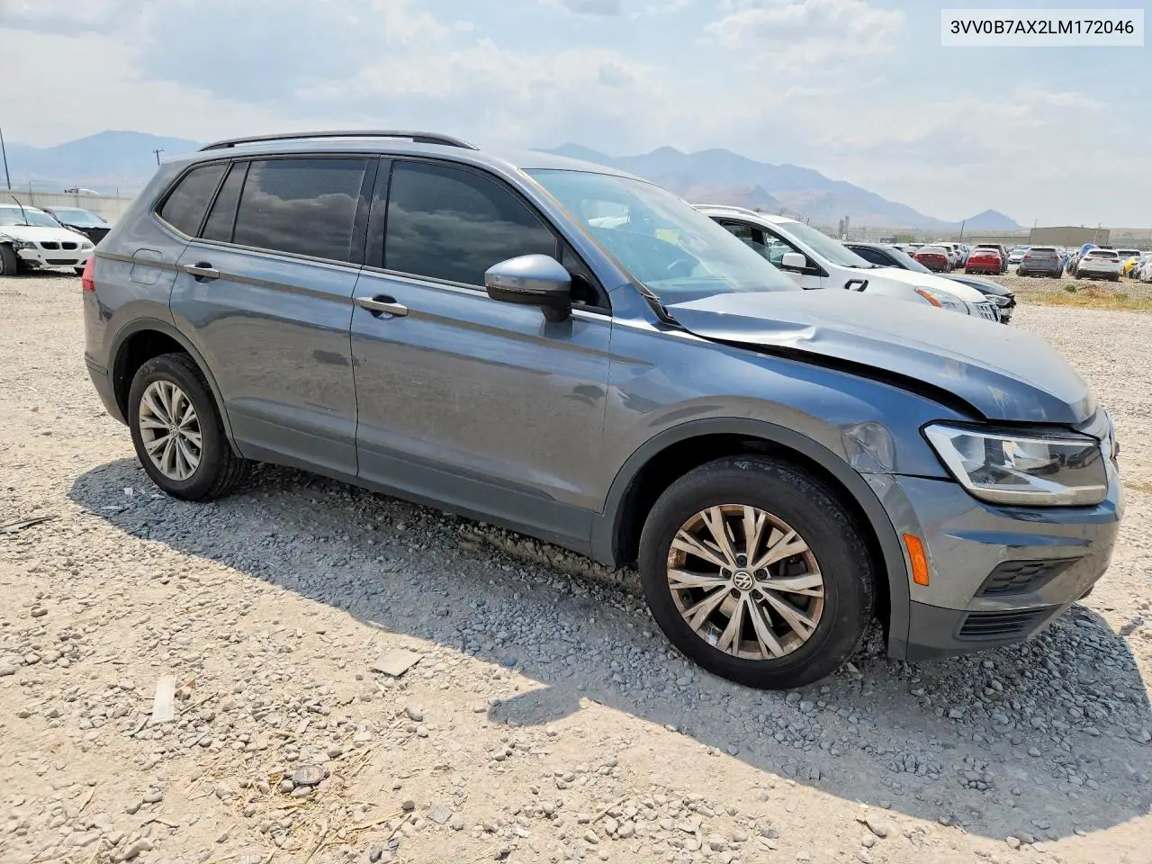 2020 Volkswagen Tiguan S VIN: 3VV0B7AX2LM172046 Lot: 58771386