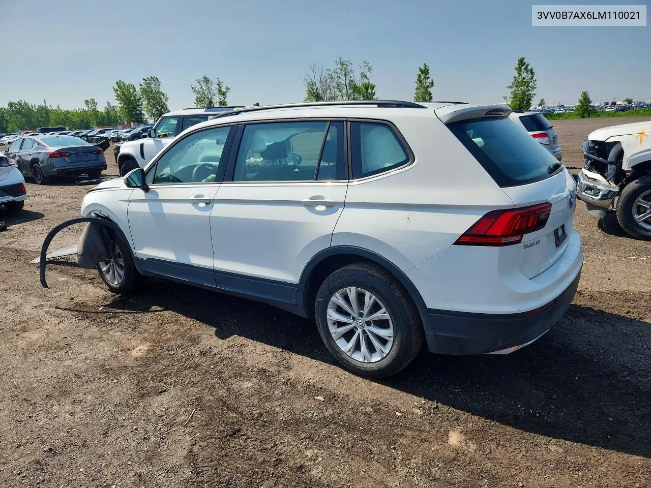 2020 Volkswagen Tiguan S VIN: 3VV0B7AX6LM110021 Lot: 59677136