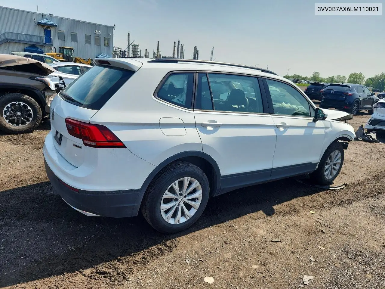 2020 Volkswagen Tiguan S VIN: 3VV0B7AX6LM110021 Lot: 59677136