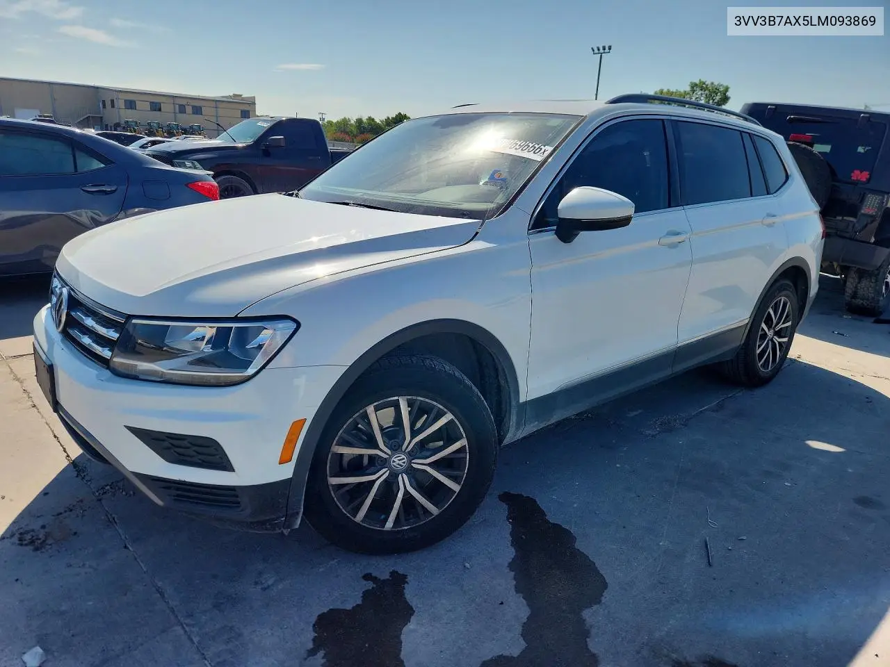 2020 Volkswagen Tiguan Se VIN: 3VV3B7AX5LM093869 Lot: 60069666