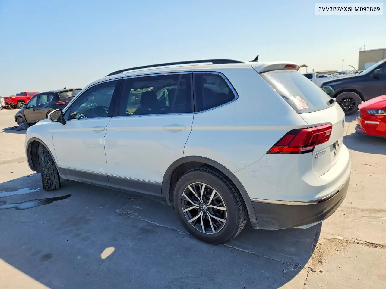 2020 Volkswagen Tiguan Se VIN: 3VV3B7AX5LM093869 Lot: 60069666