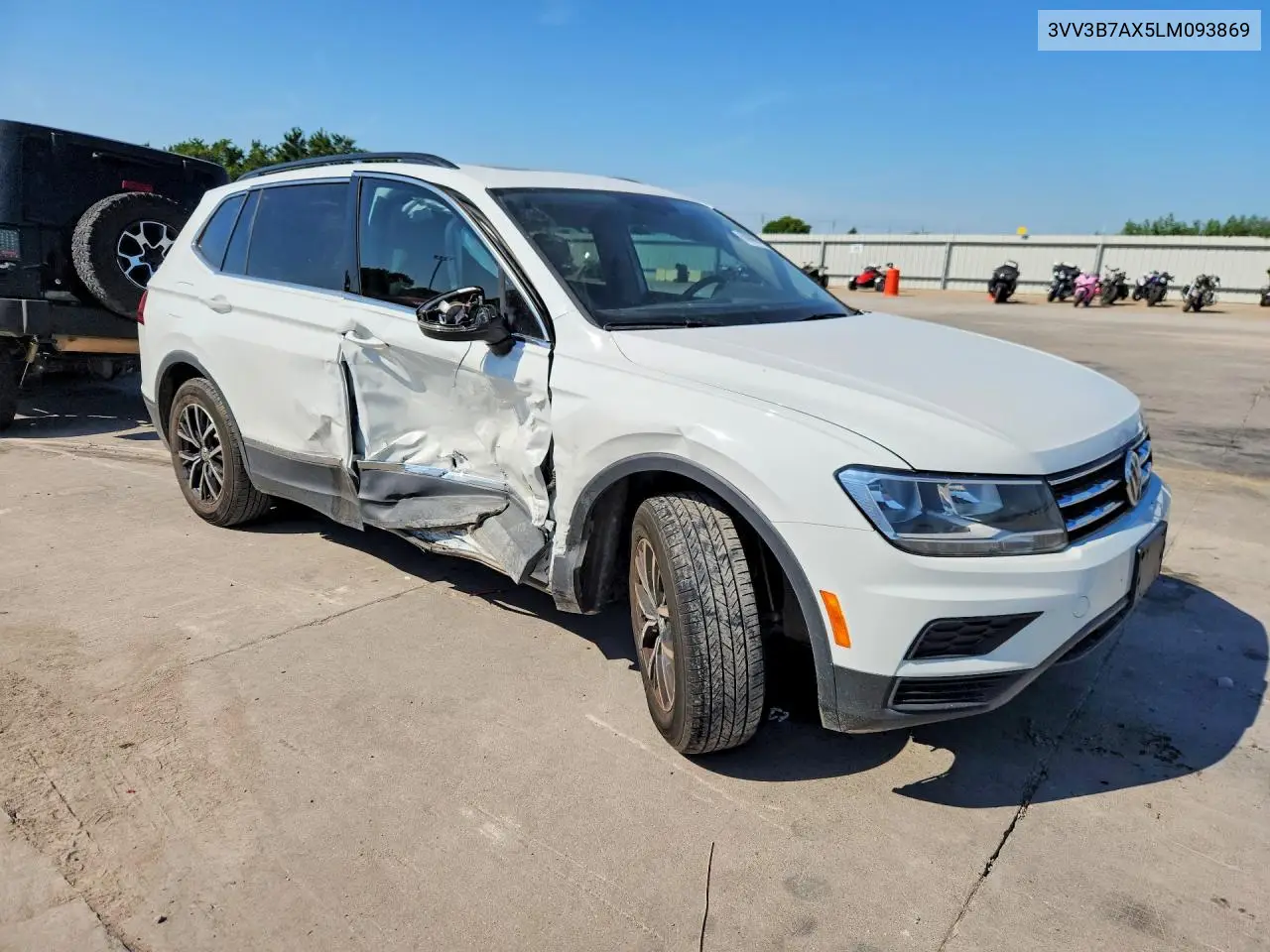2020 Volkswagen Tiguan Se VIN: 3VV3B7AX5LM093869 Lot: 60069666