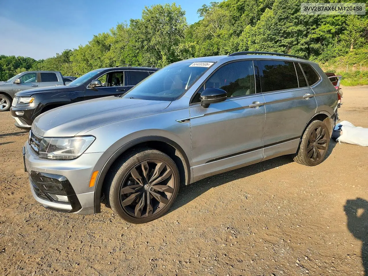 2020 Volkswagen Tiguan Se VIN: 3VV2B7AX6LM120458 Lot: 60400506