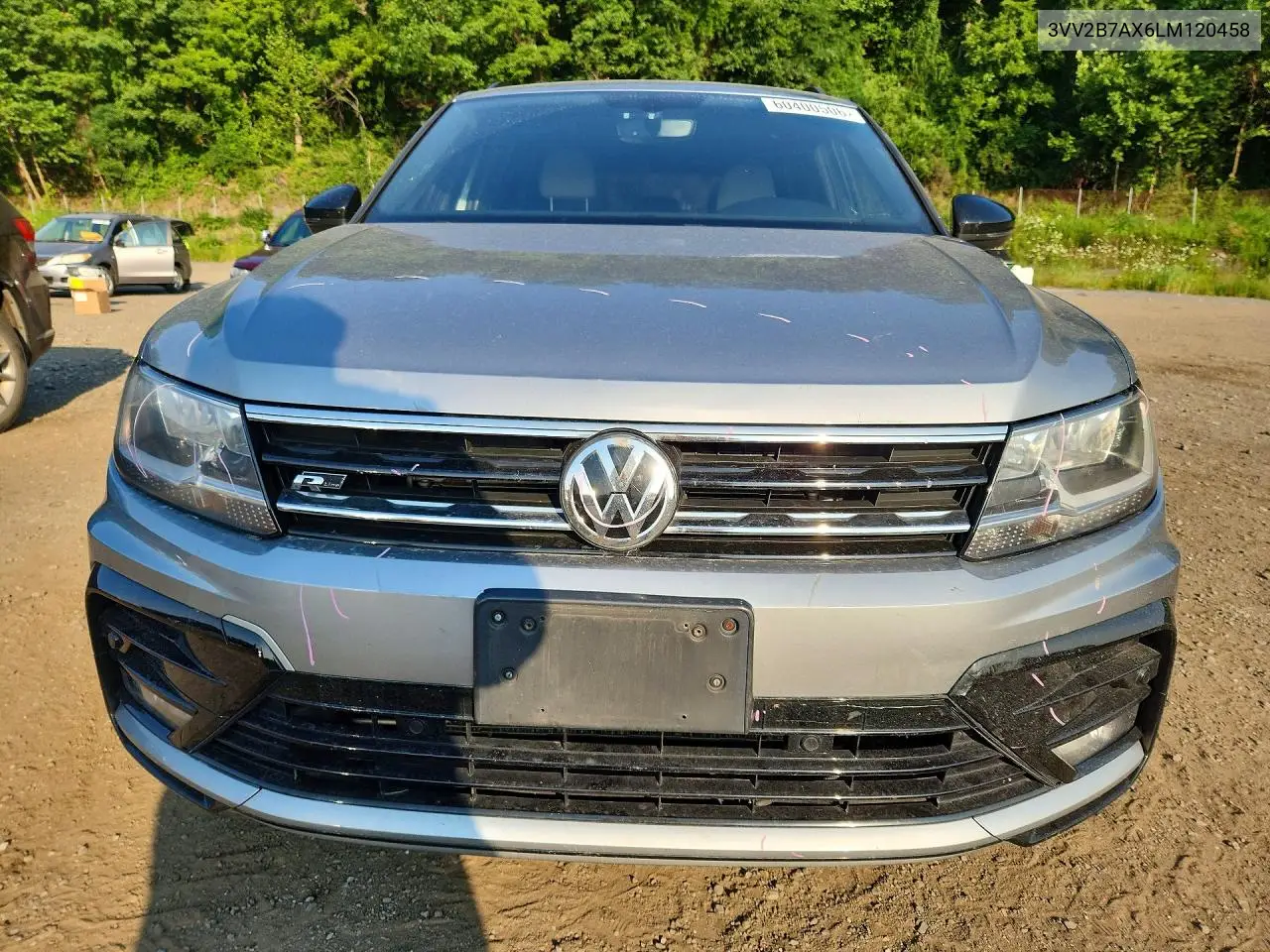 2020 Volkswagen Tiguan Se VIN: 3VV2B7AX6LM120458 Lot: 60400506