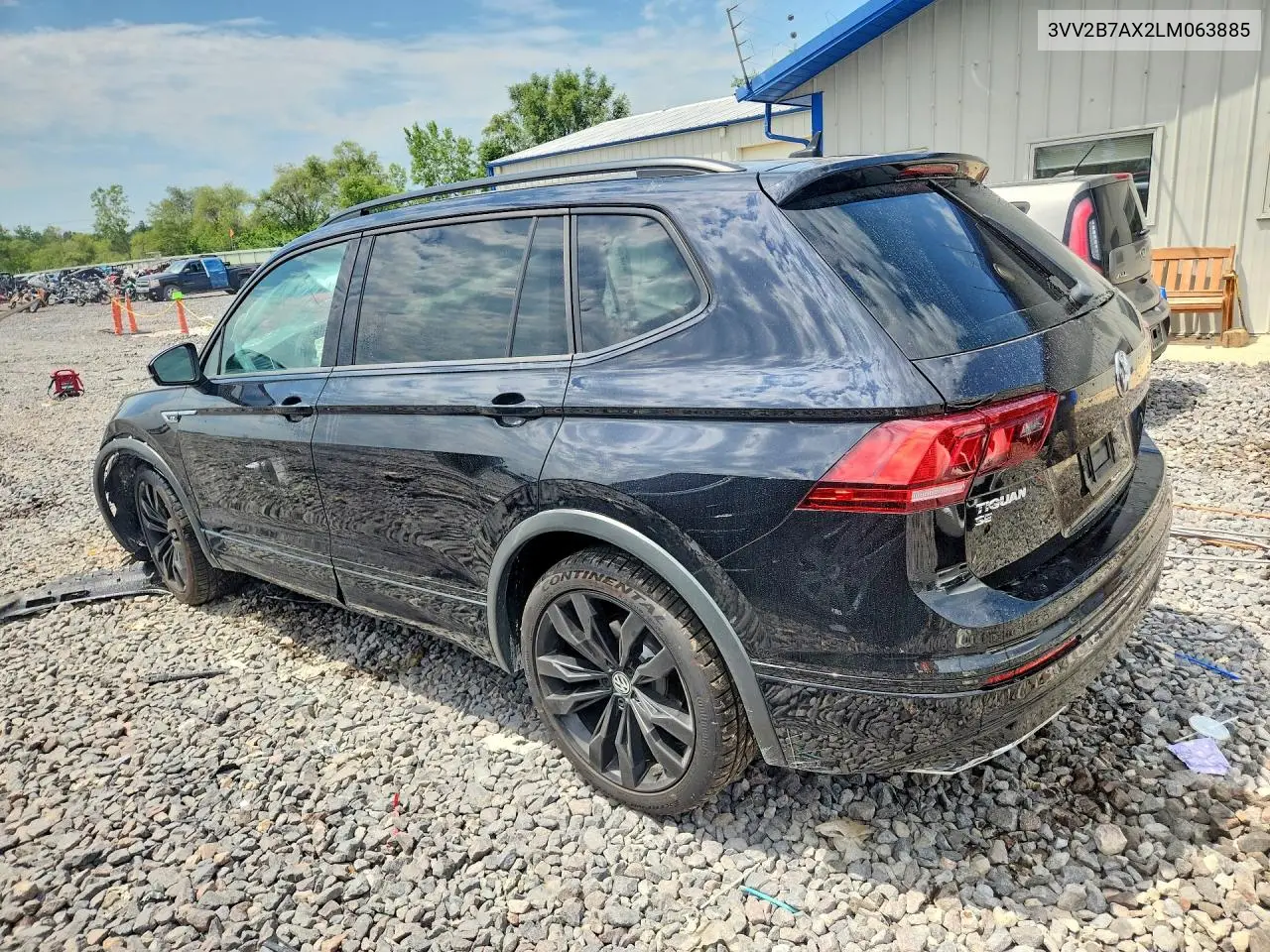 2020 Volkswagen Tiguan Se VIN: 3VV2B7AX2LM063885 Lot: 60699856