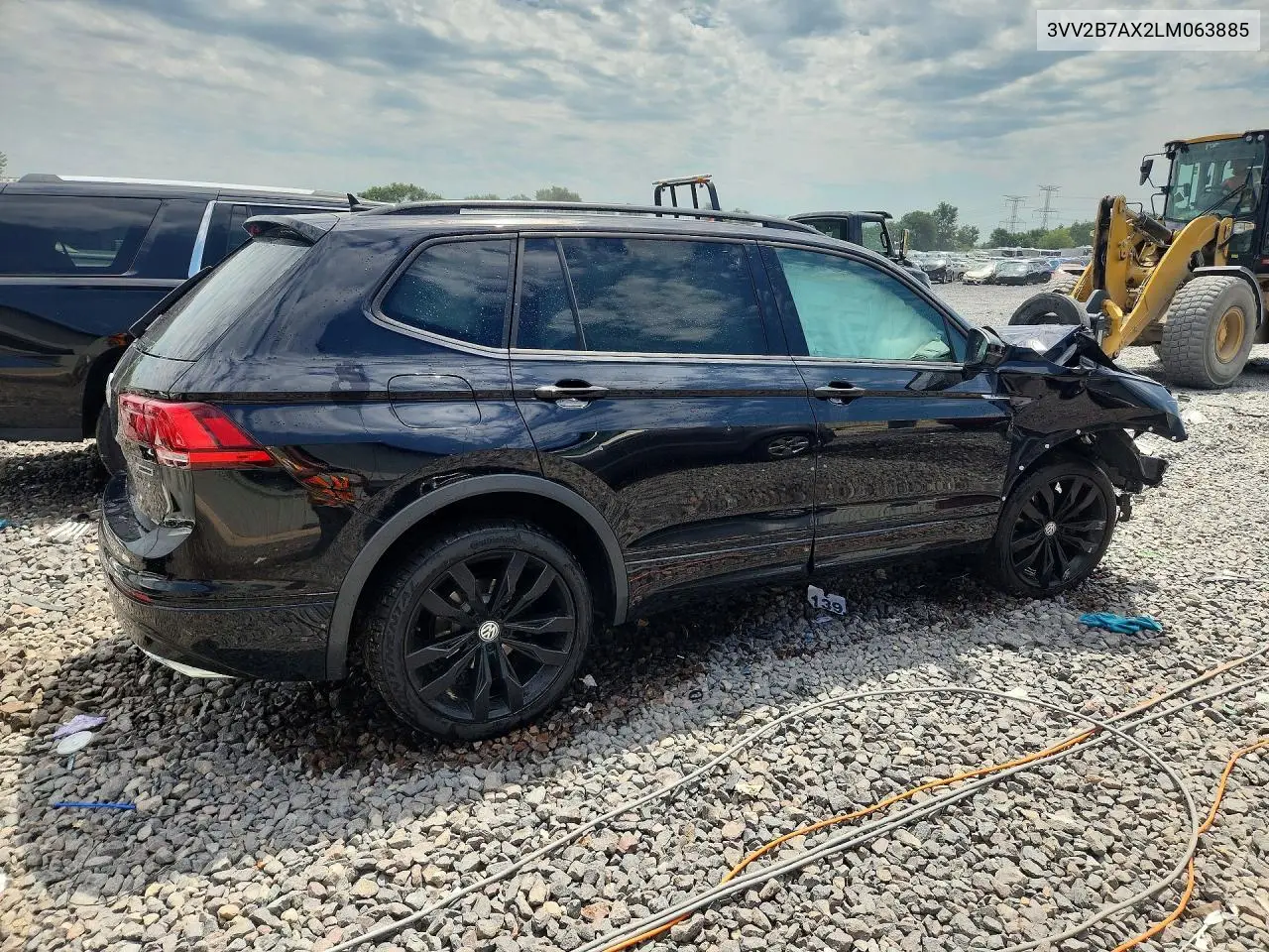 2020 Volkswagen Tiguan Se VIN: 3VV2B7AX2LM063885 Lot: 60699856