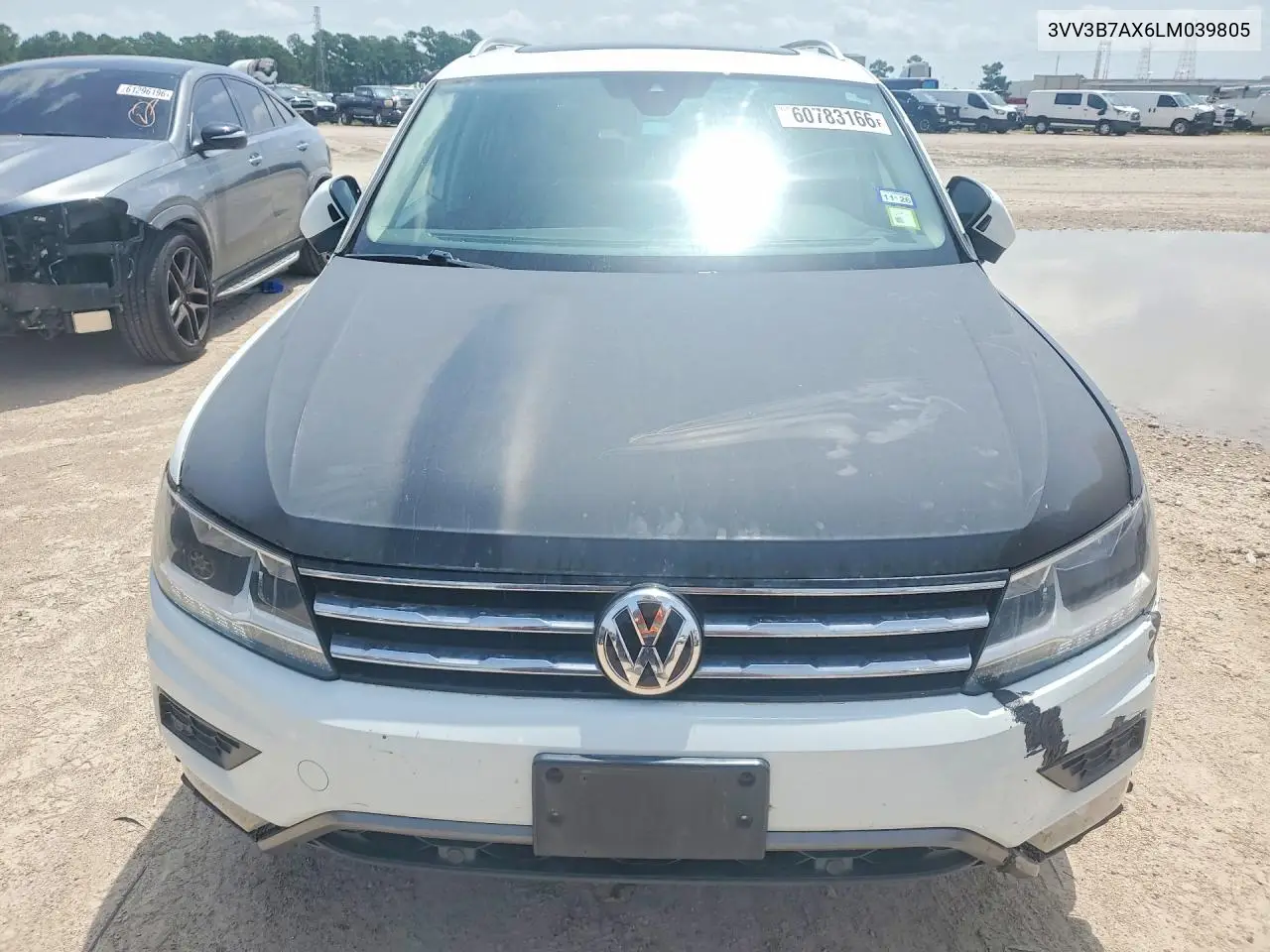 2020 Volkswagen Tiguan Se VIN: 3VV3B7AX6LM039805 Lot: 60783166
