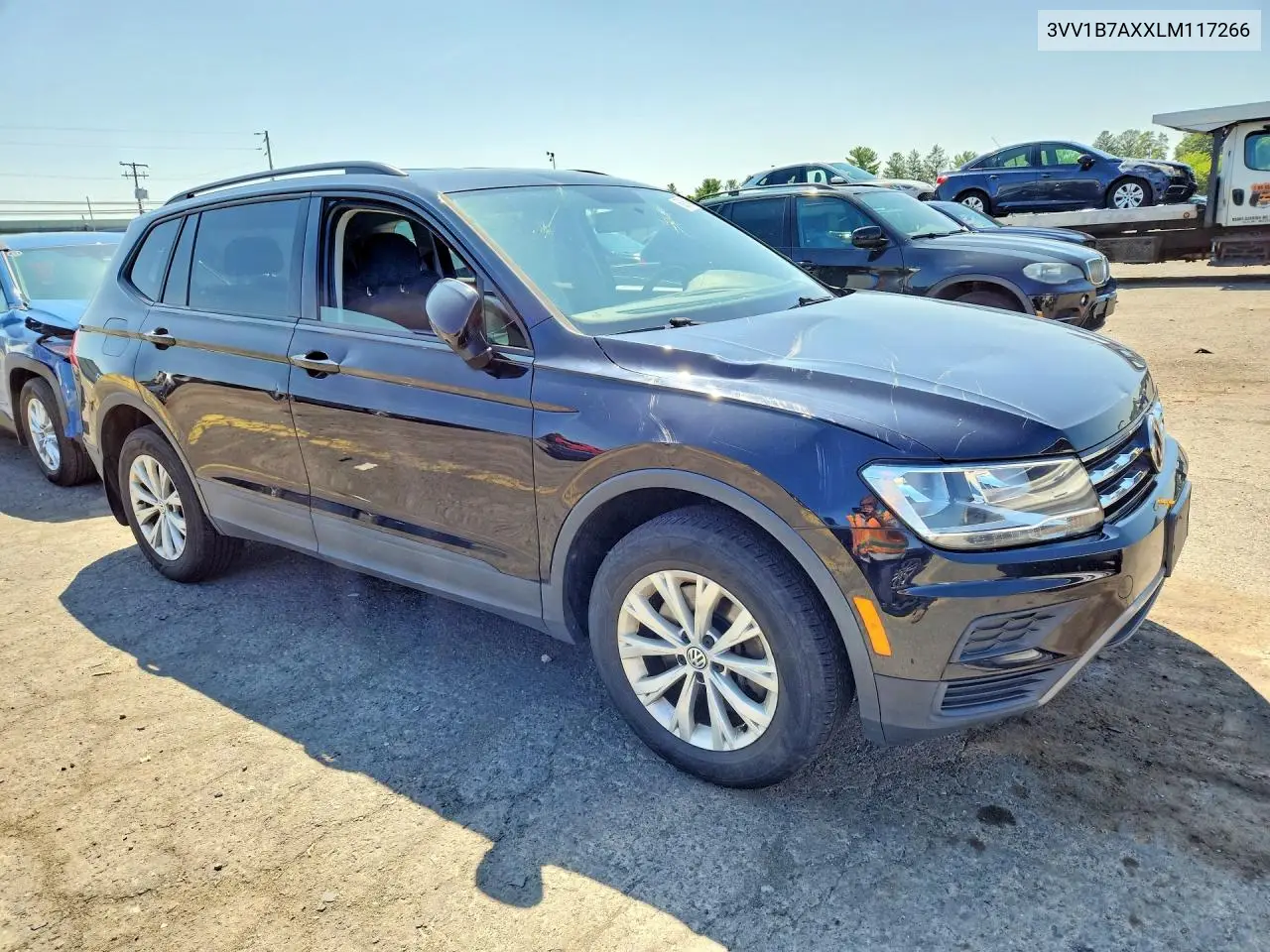 2020 Volkswagen Tiguan S VIN: 3VV1B7AXXLM117266 Lot: 60864056