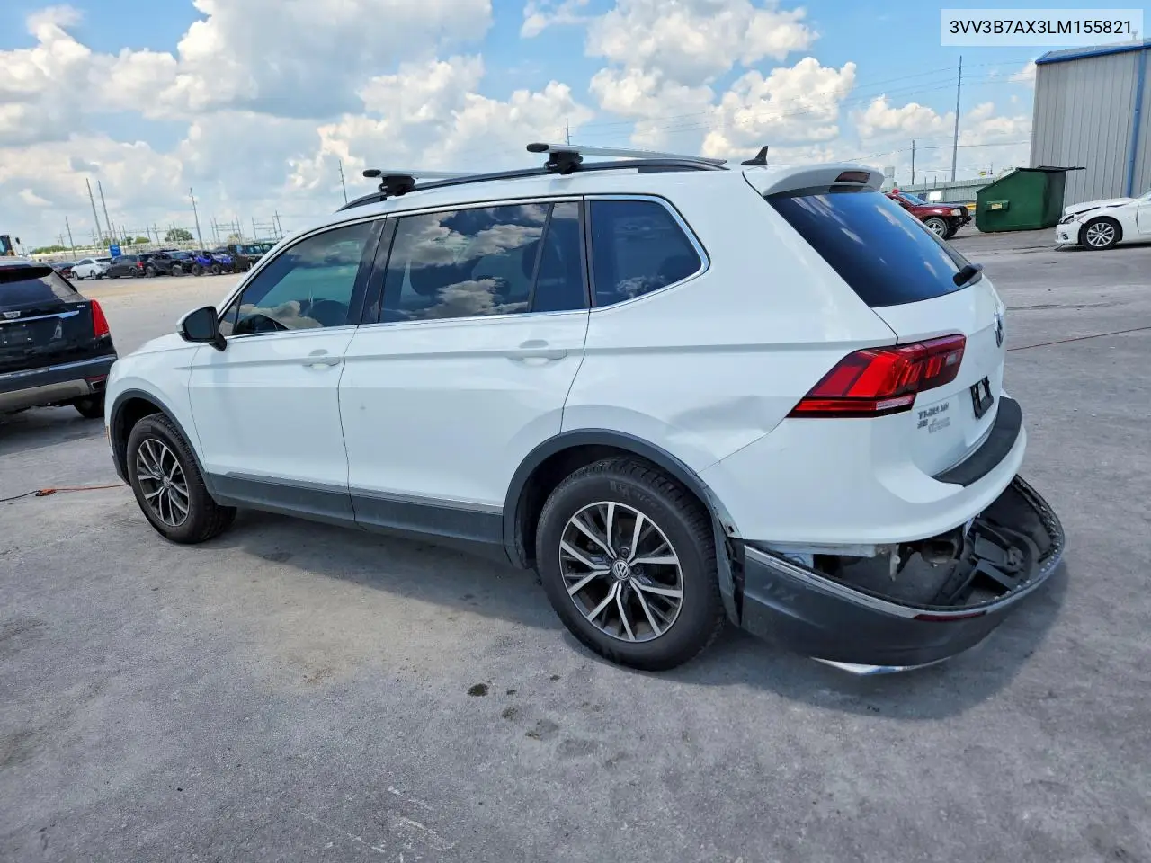 2020 Volkswagen Tiguan Se VIN: 3VV3B7AX3LM155821 Lot: 60944466