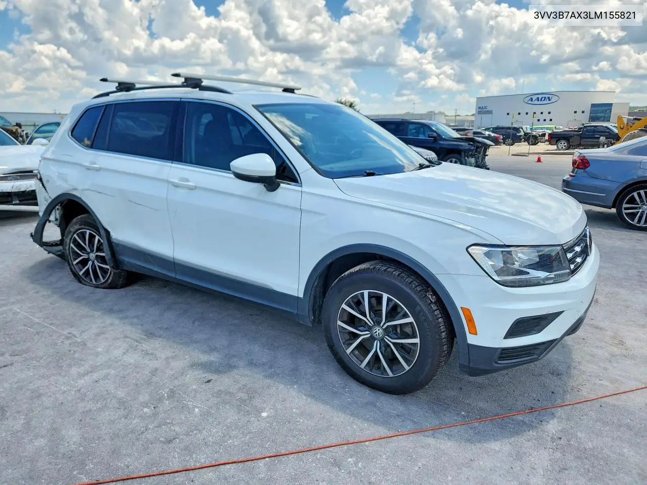 2020 Volkswagen Tiguan Se VIN: 3VV3B7AX3LM155821 Lot: 60944466