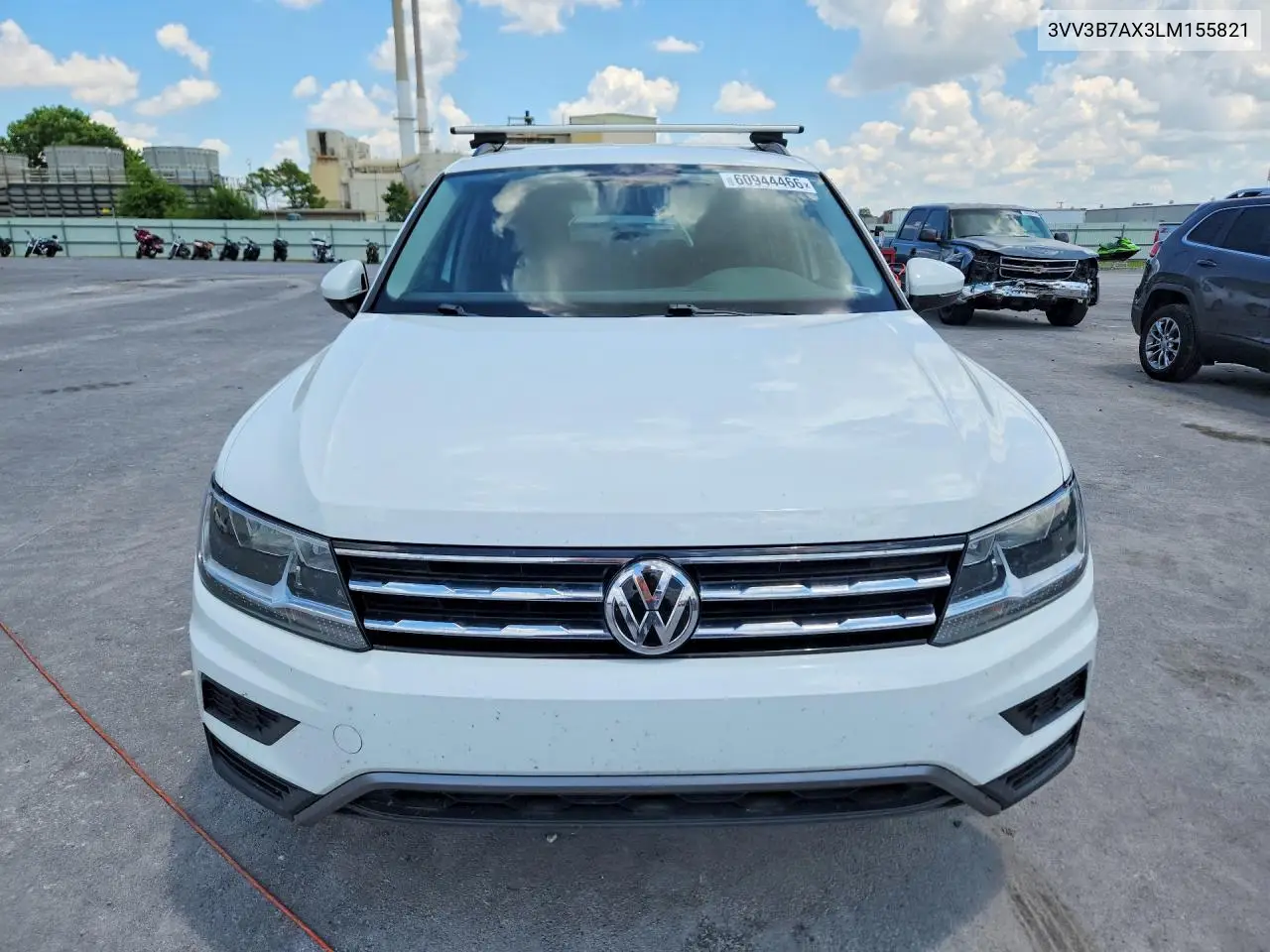 2020 Volkswagen Tiguan Se VIN: 3VV3B7AX3LM155821 Lot: 60944466