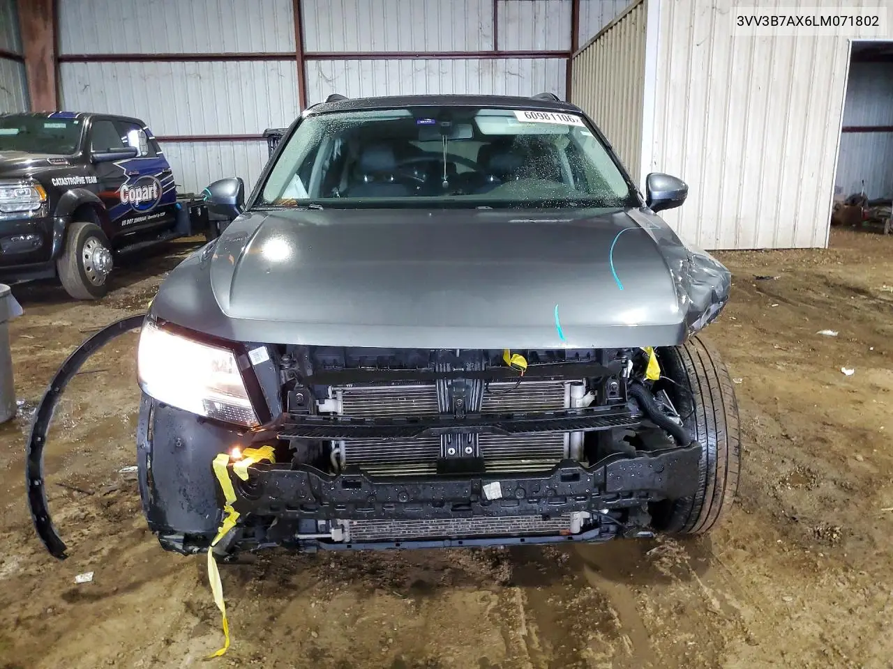2020 Volkswagen Tiguan Se VIN: 3VV3B7AX6LM071802 Lot: 60981106