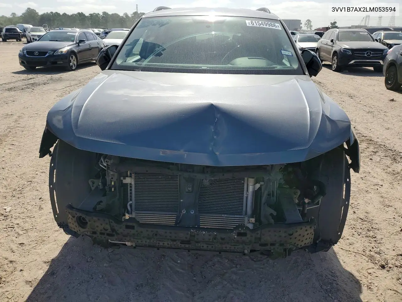 2020 Volkswagen Tiguan S VIN: 3VV1B7AX2LM053594 Lot: 61549986