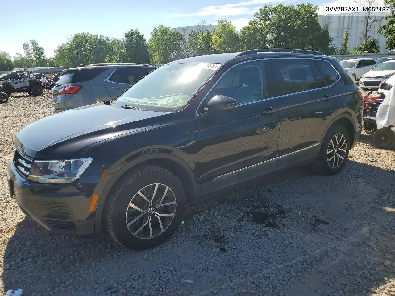 2020 Volkswagen Tiguan Se VIN: 3VV2B7AX1LM052487 Lot: 61669826