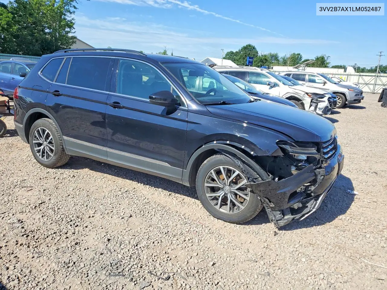 2020 Volkswagen Tiguan Se VIN: 3VV2B7AX1LM052487 Lot: 61669826