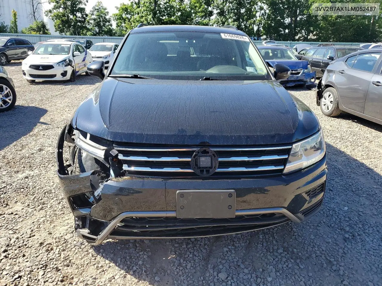2020 Volkswagen Tiguan Se VIN: 3VV2B7AX1LM052487 Lot: 61669826