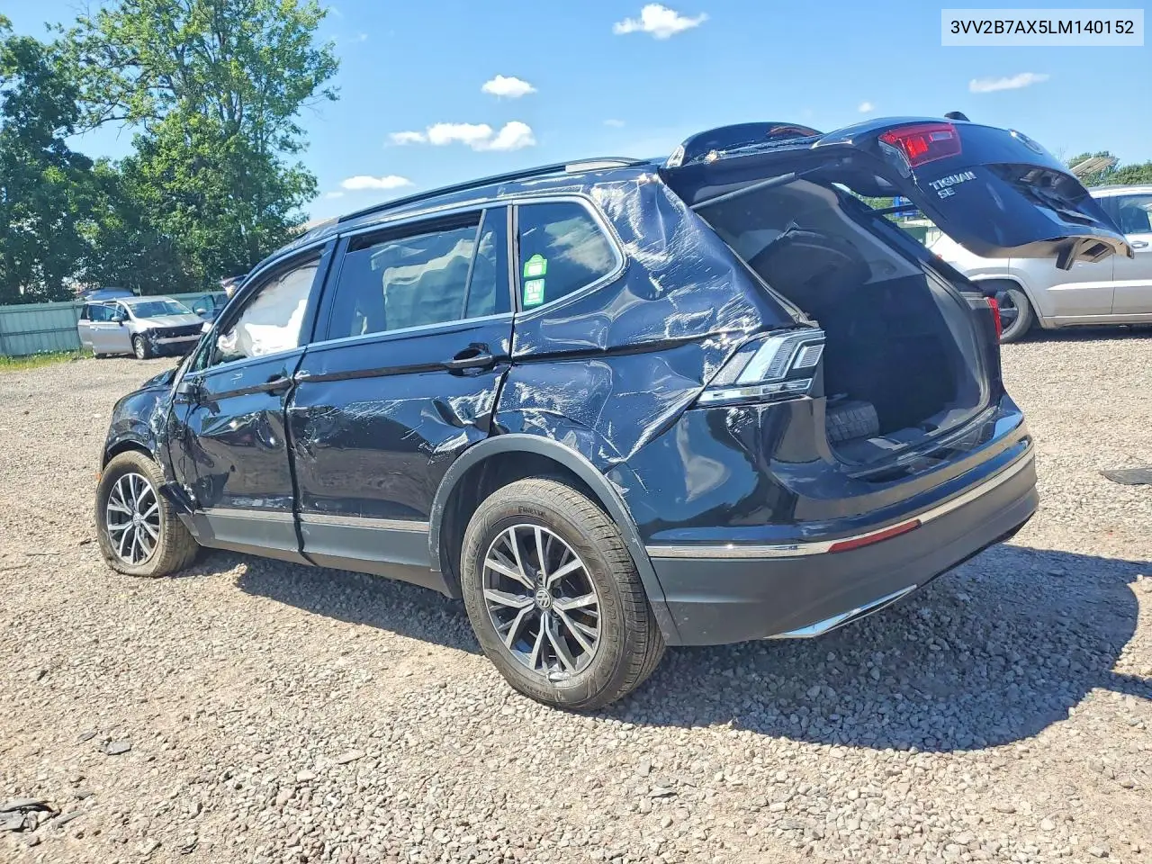 2020 Volkswagen Tiguan Se VIN: 3VV2B7AX5LM140152 Lot: 61670756
