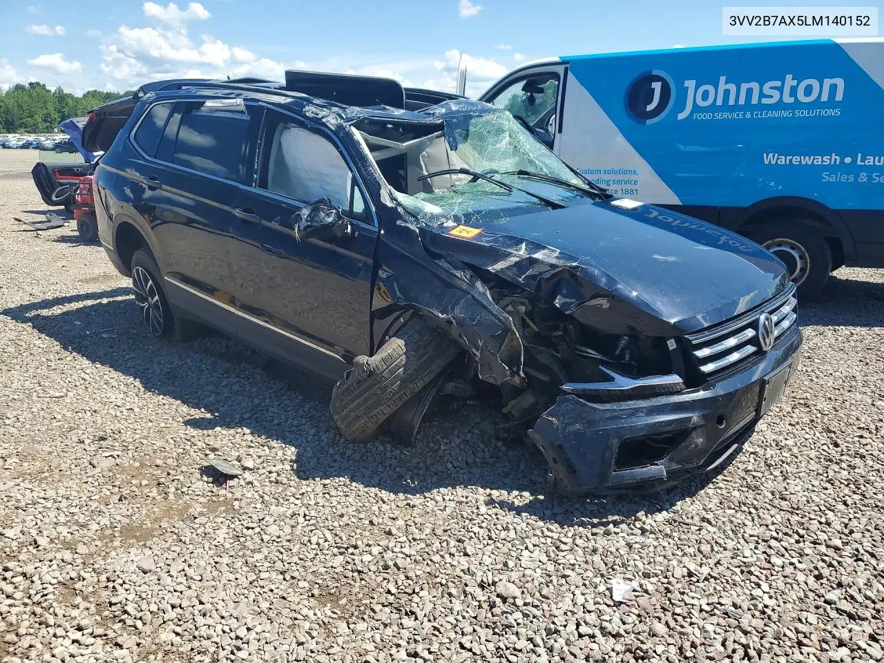 2020 Volkswagen Tiguan Se VIN: 3VV2B7AX5LM140152 Lot: 61670756
