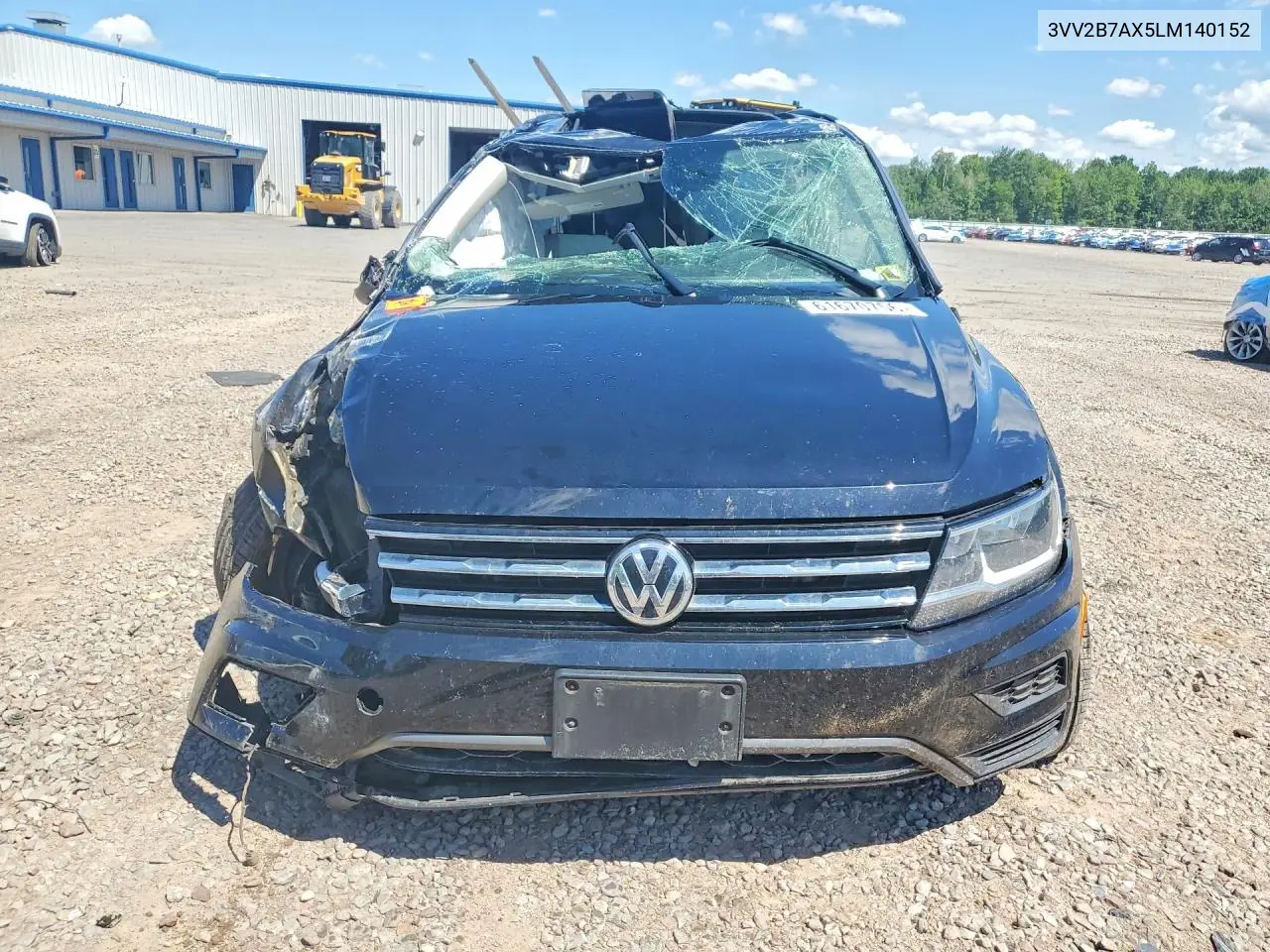 2020 Volkswagen Tiguan Se VIN: 3VV2B7AX5LM140152 Lot: 61670756