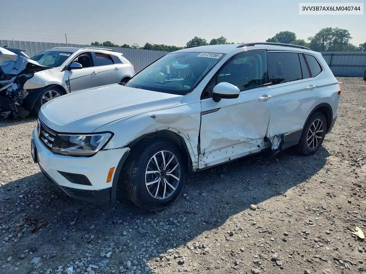 2020 Volkswagen Tiguan Se VIN: 3VV3B7AX6LM040744 Lot: 61721356