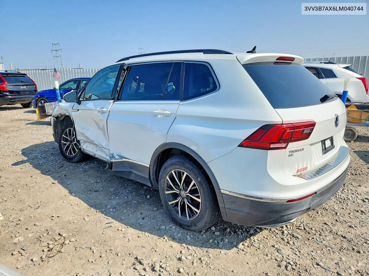 2020 Volkswagen Tiguan Se VIN: 3VV3B7AX6LM040744 Lot: 61721356