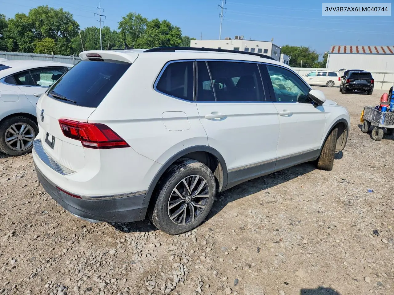 2020 Volkswagen Tiguan Se VIN: 3VV3B7AX6LM040744 Lot: 61721356