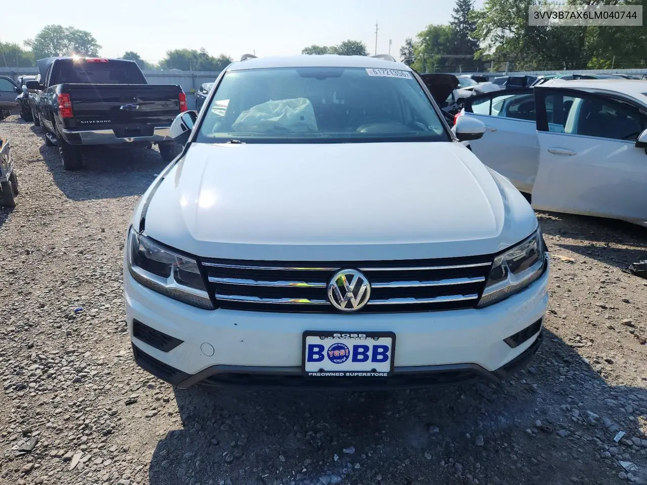 2020 Volkswagen Tiguan Se VIN: 3VV3B7AX6LM040744 Lot: 61721356