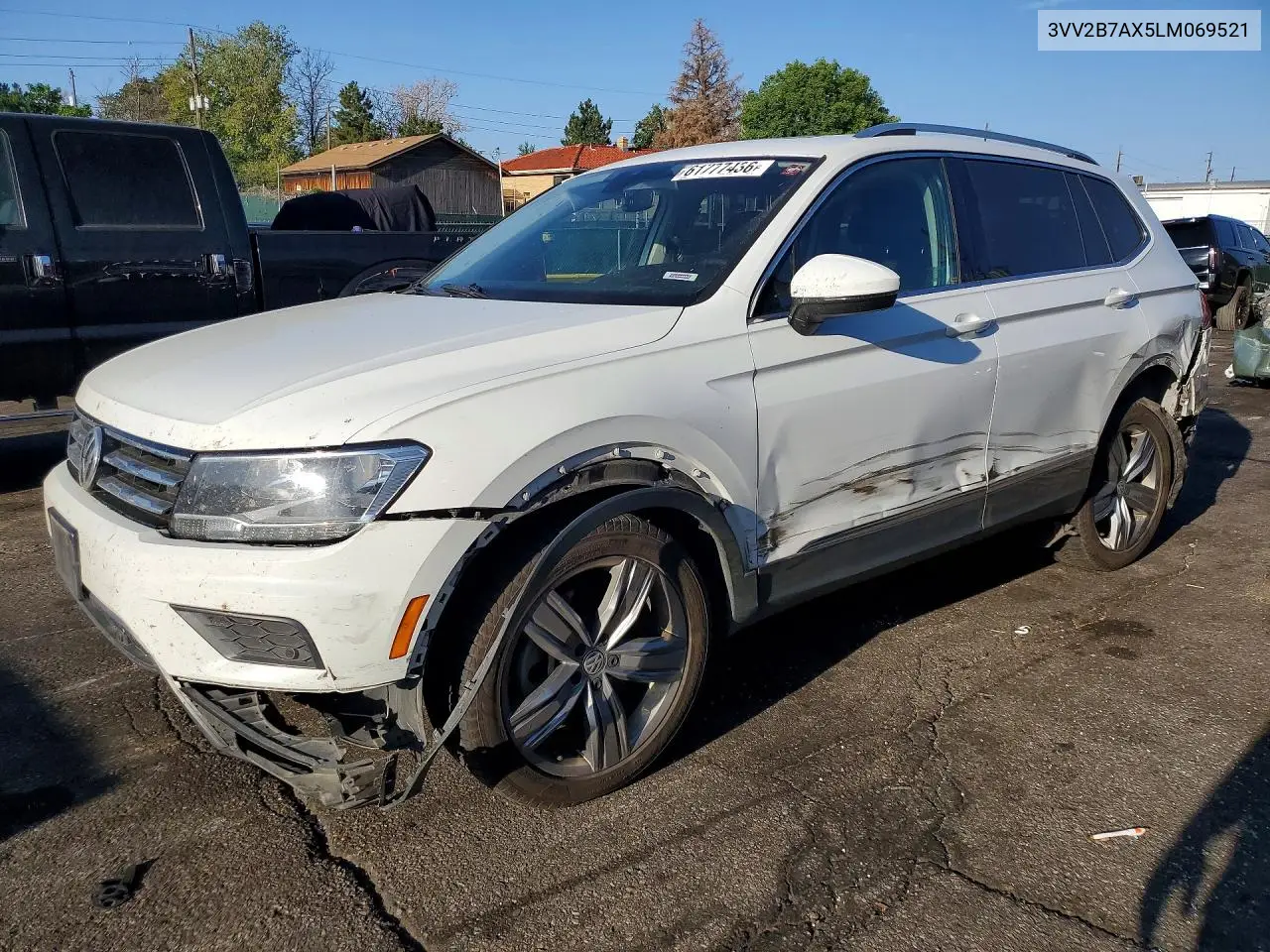2020 Volkswagen Tiguan Se VIN: 3VV2B7AX5LM069521 Lot: 61777436