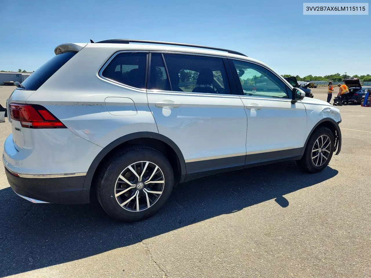 2020 Volkswagen Tiguan Se VIN: 3VV2B7AX6LM115115 Lot: 61885776