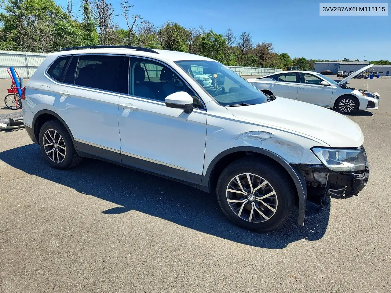 2020 Volkswagen Tiguan Se VIN: 3VV2B7AX6LM115115 Lot: 61885776