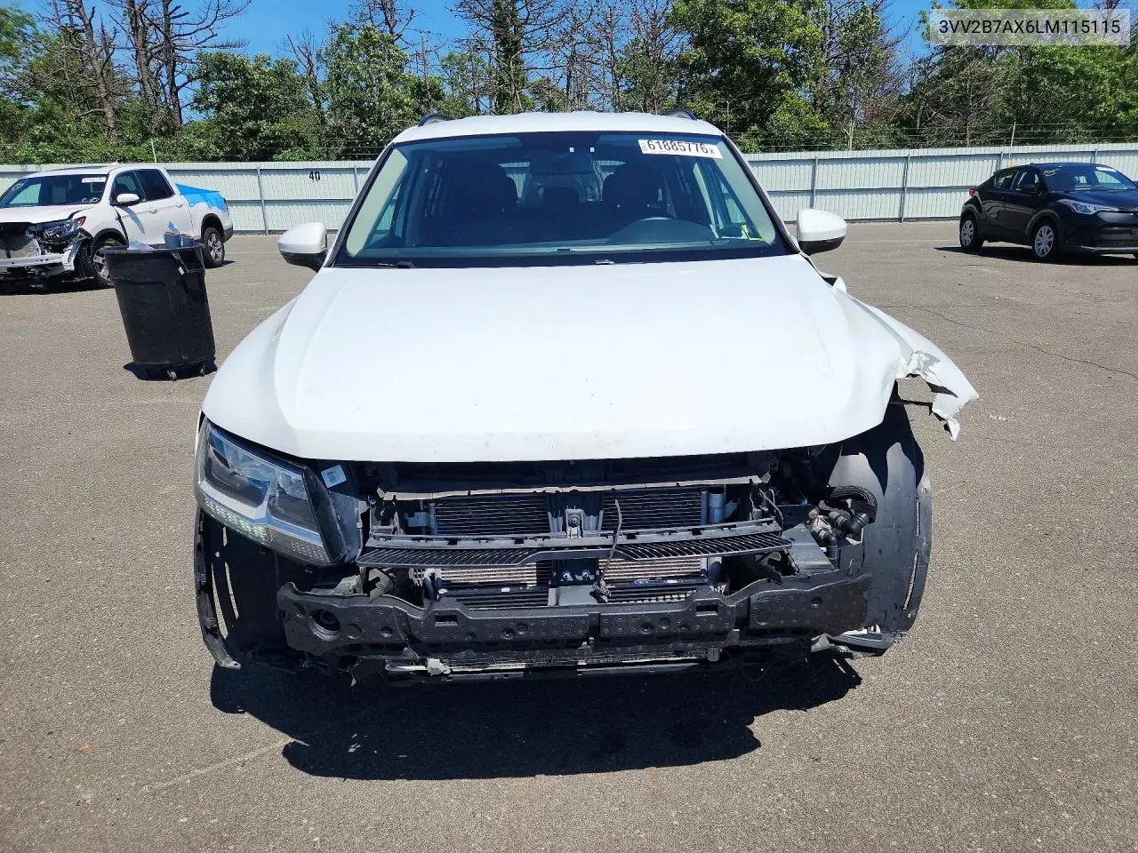 2020 Volkswagen Tiguan Se VIN: 3VV2B7AX6LM115115 Lot: 61885776