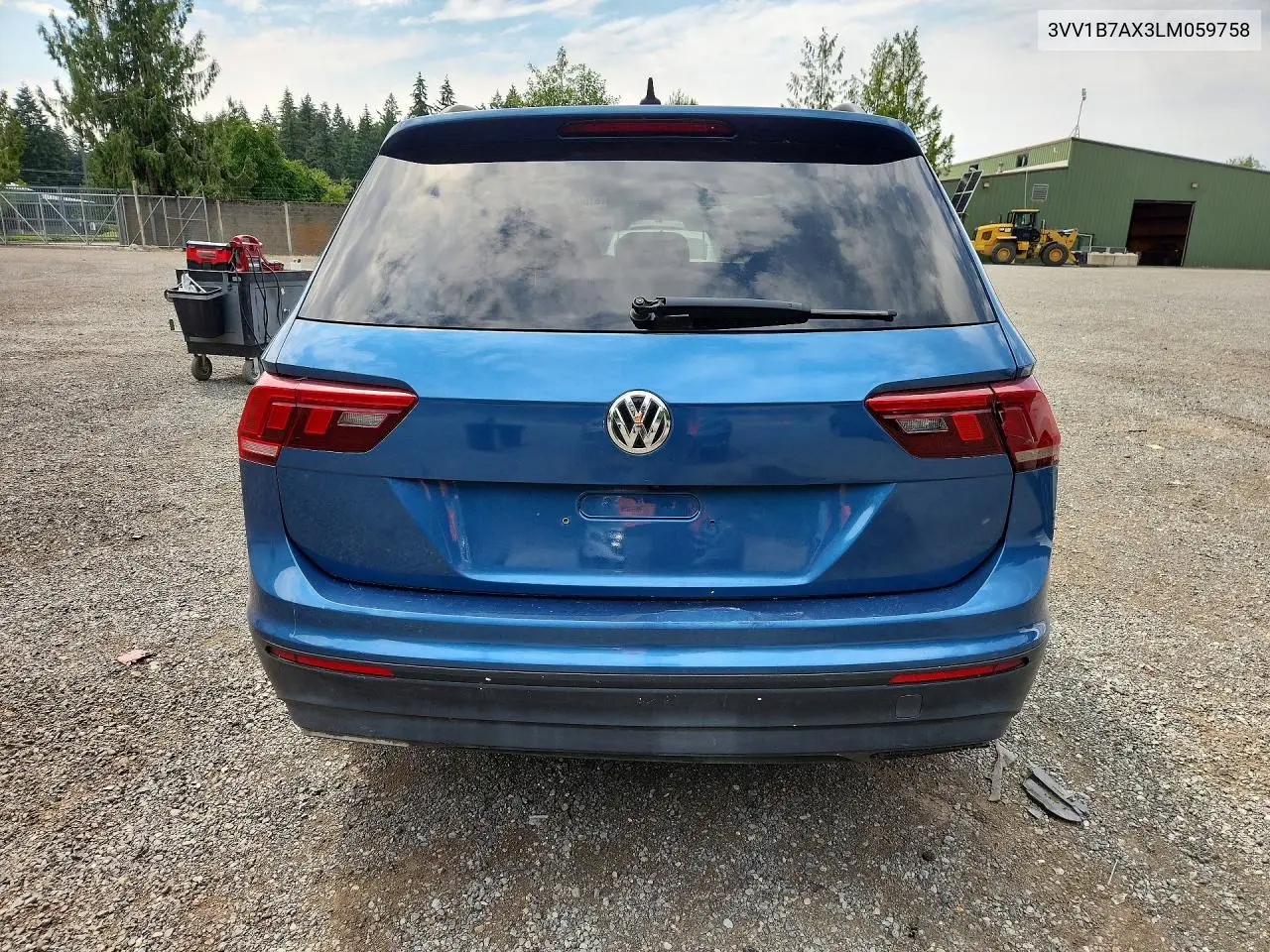 2020 Volkswagen Tiguan S VIN: 3VV1B7AX3LM059758 Lot: 61887466