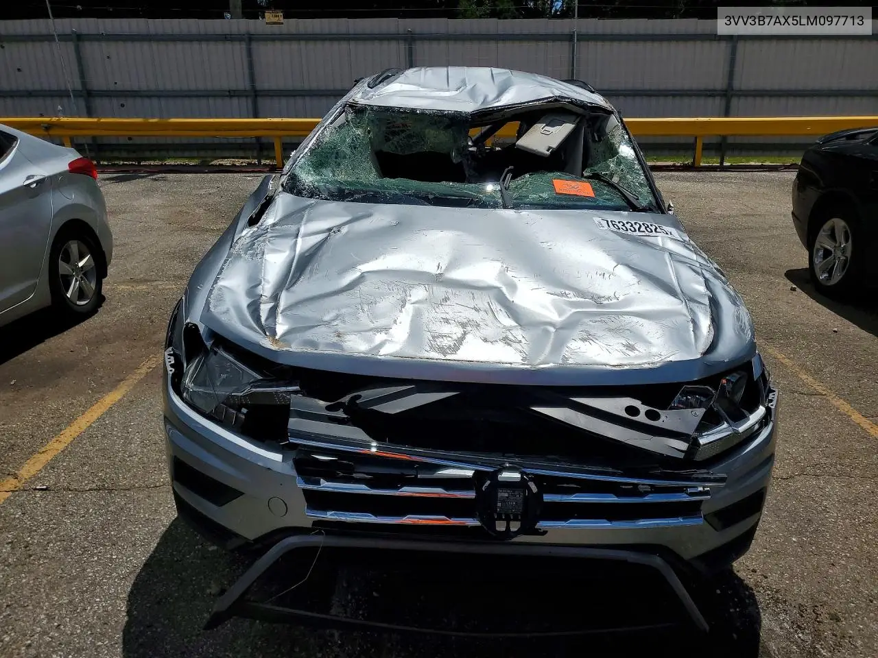 2020 Volkswagen Tiguan Se VIN: 3VV3B7AX5LM097713 Lot: 76332825