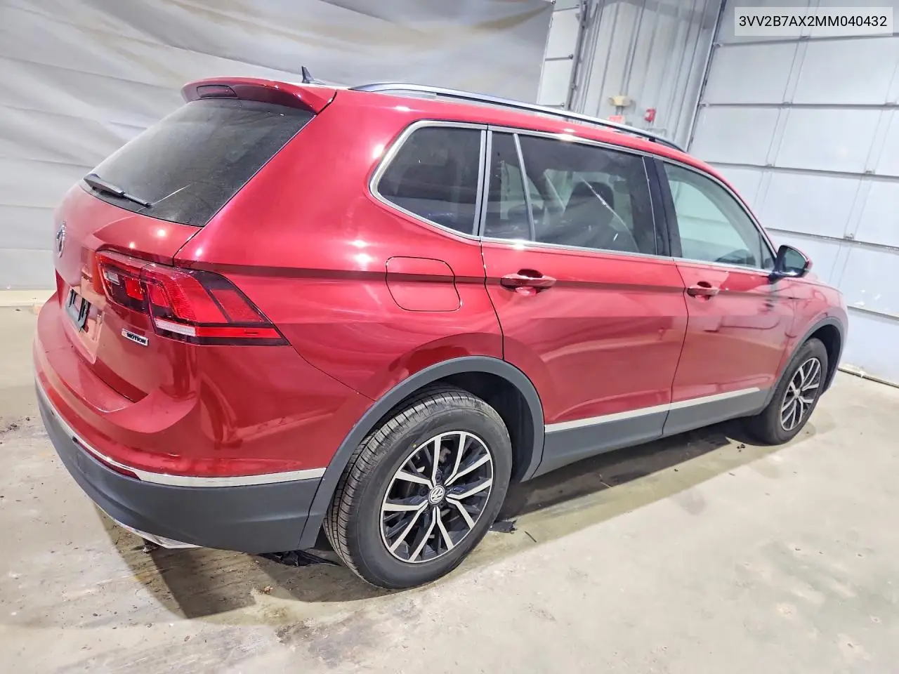 2021 Volkswagen Tiguan Se VIN: 3VV2B7AX2MM040432 Lot: 55817766