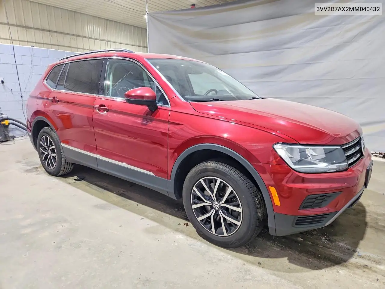 2021 Volkswagen Tiguan Se VIN: 3VV2B7AX2MM040432 Lot: 55817766