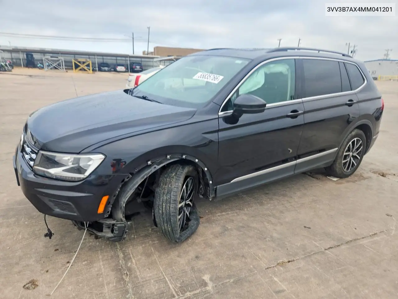 2021 Volkswagen Tiguan Se VIN: 3VV3B7AX4MM041201 Lot: 55835766