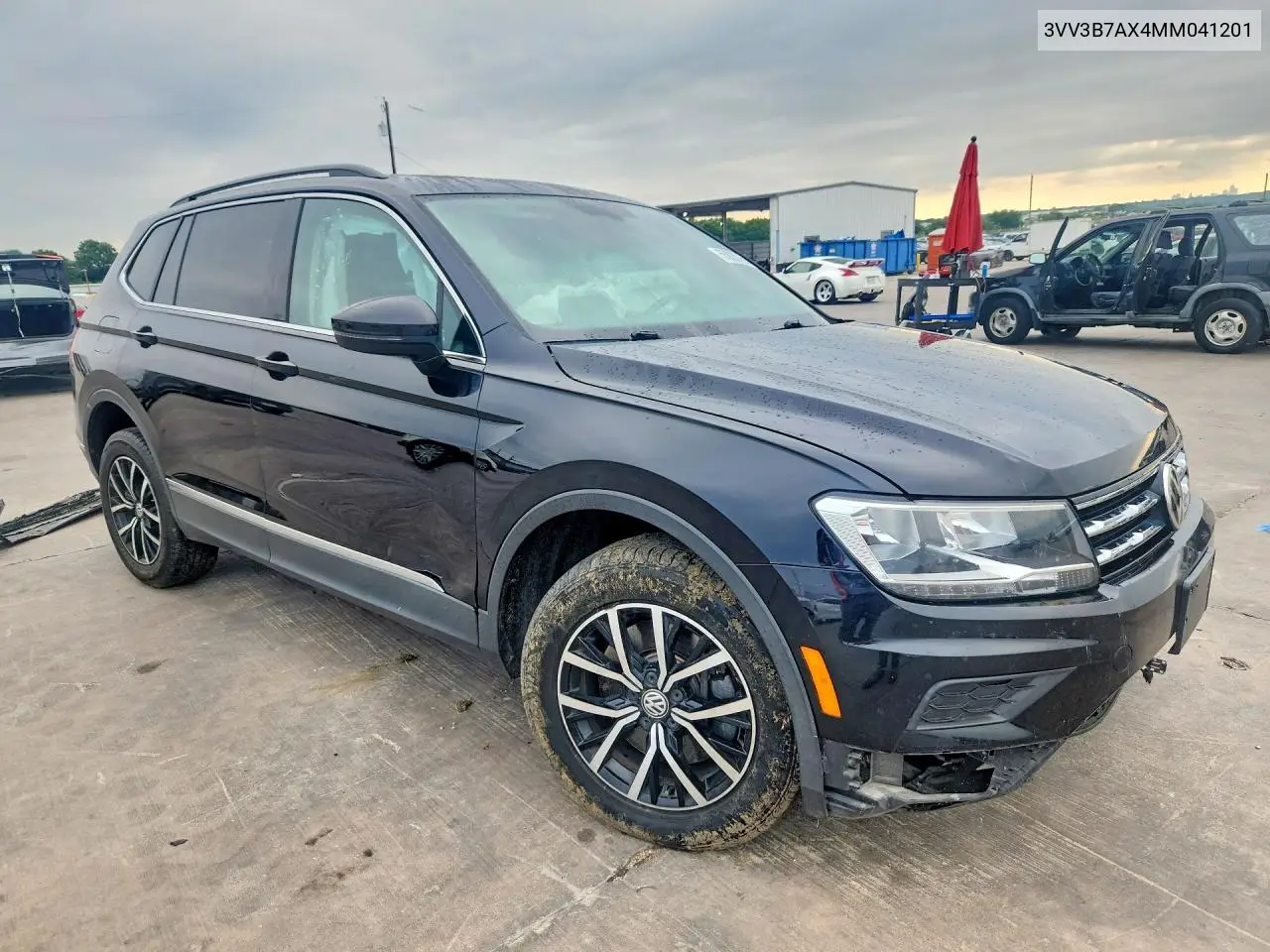 2021 Volkswagen Tiguan Se VIN: 3VV3B7AX4MM041201 Lot: 55835766