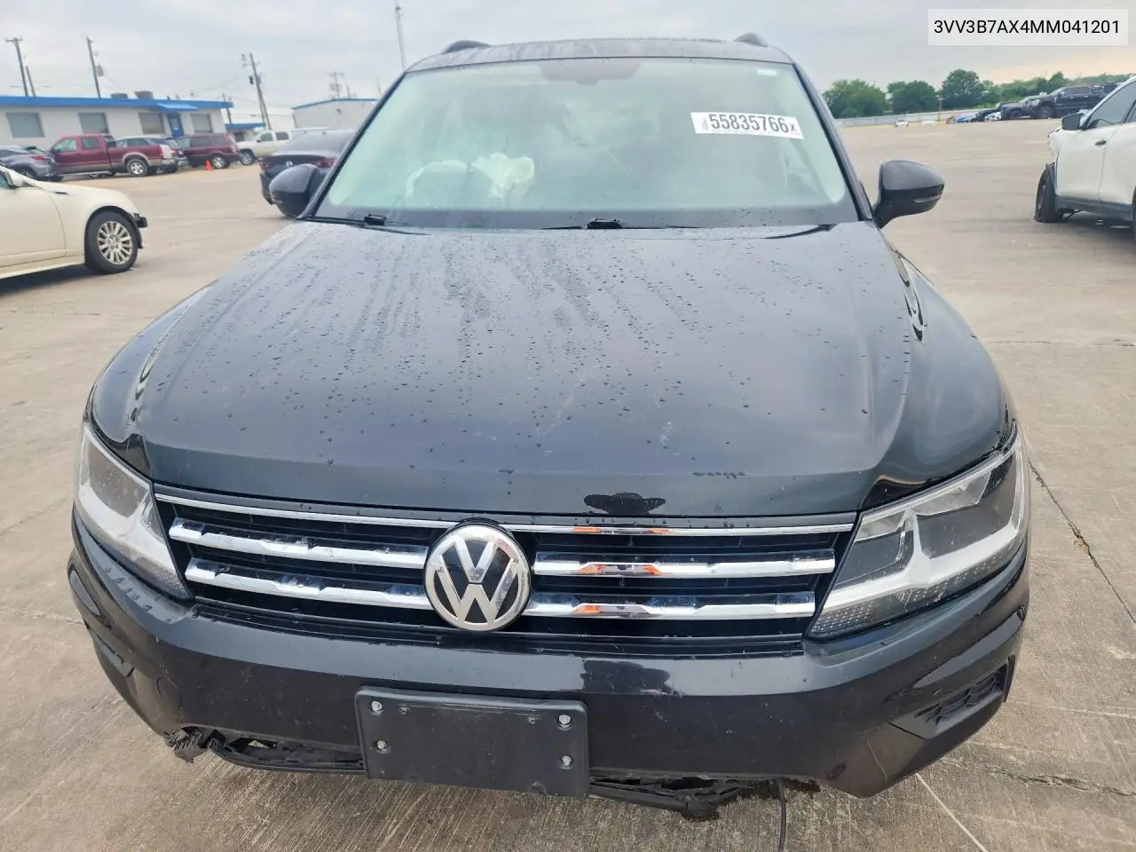 2021 Volkswagen Tiguan Se VIN: 3VV3B7AX4MM041201 Lot: 55835766