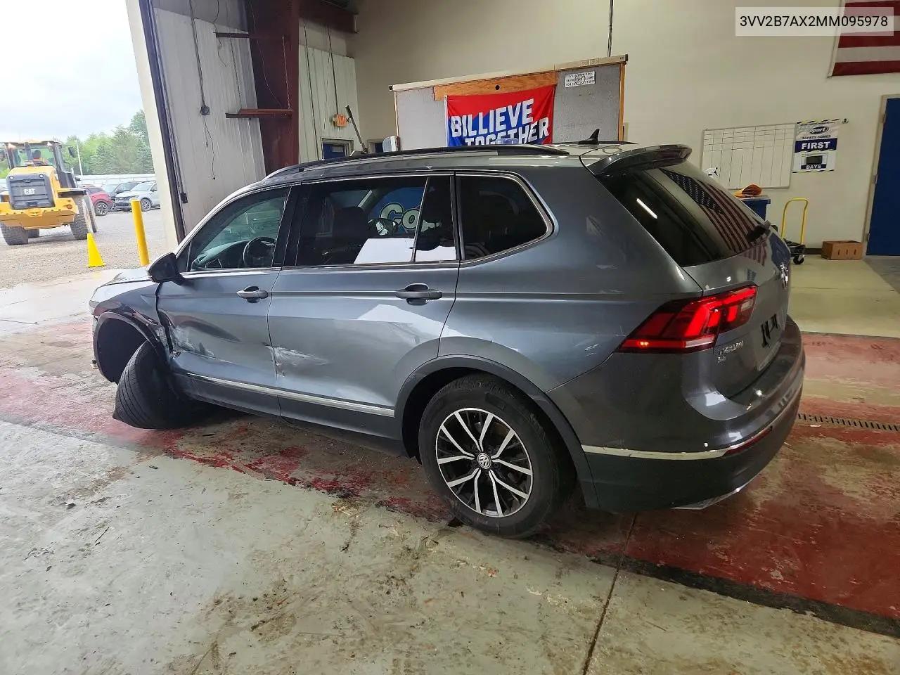 2021 Volkswagen Tiguan Se VIN: 3VV2B7AX2MM095978 Lot: 59635536