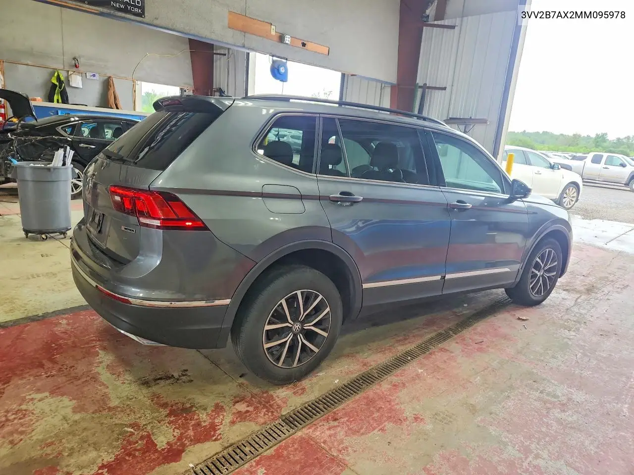 2021 Volkswagen Tiguan Se VIN: 3VV2B7AX2MM095978 Lot: 59635536