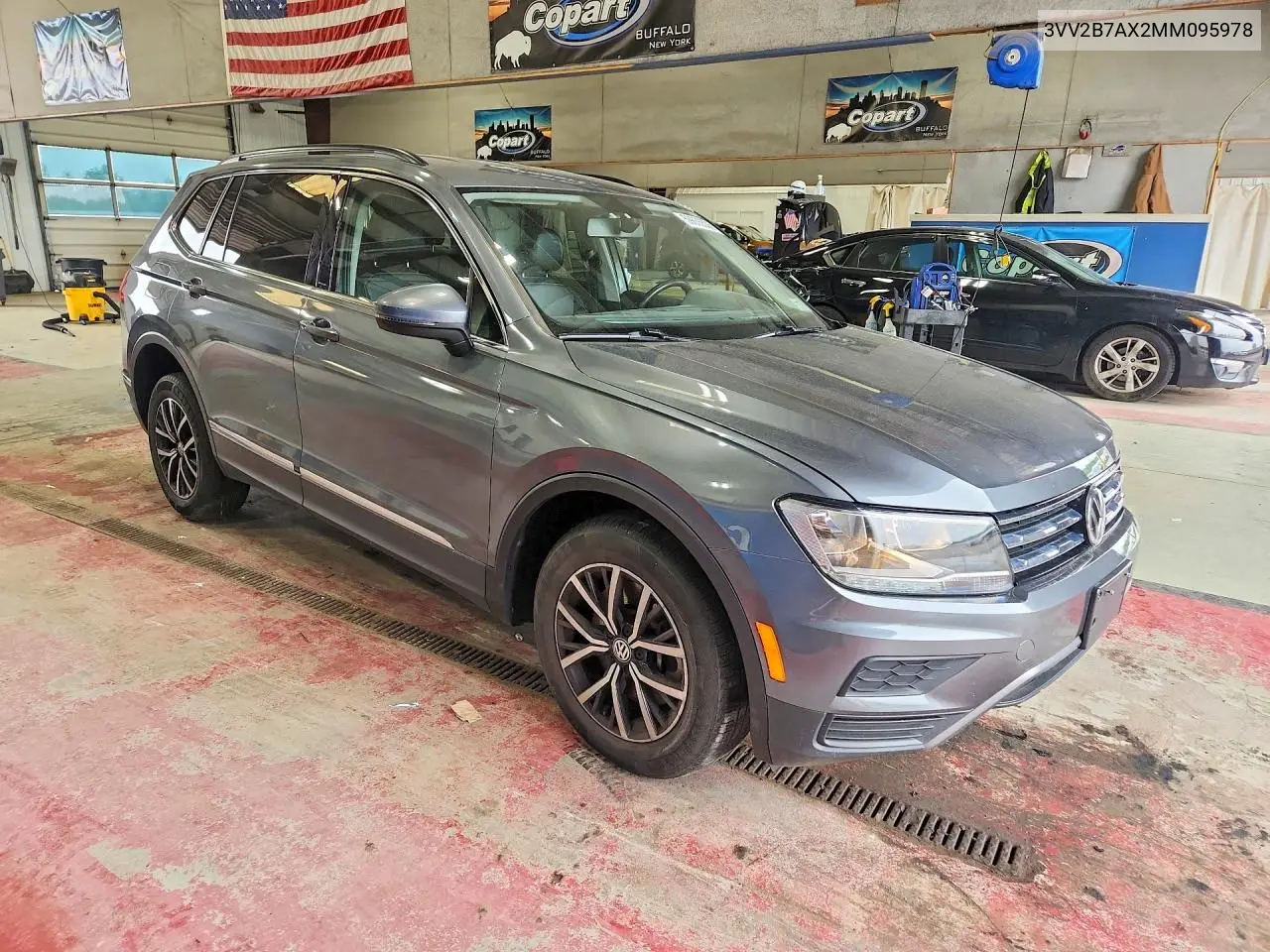 2021 Volkswagen Tiguan Se VIN: 3VV2B7AX2MM095978 Lot: 59635536